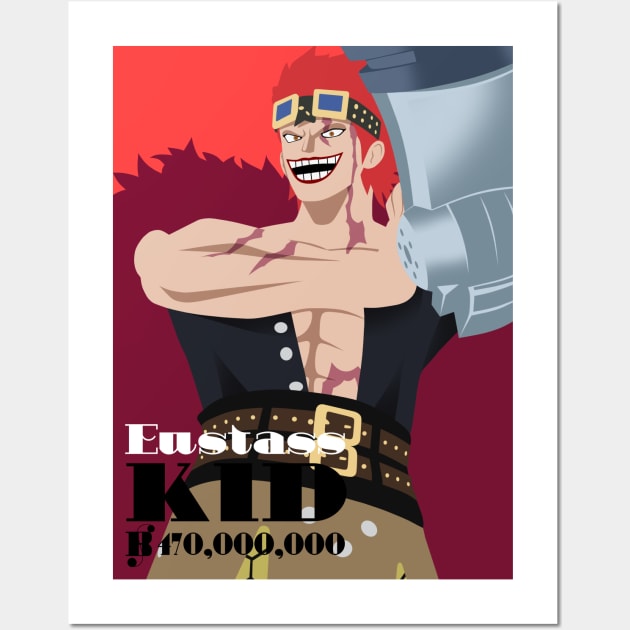 Eustass Kid Wall Art by Spyrome876